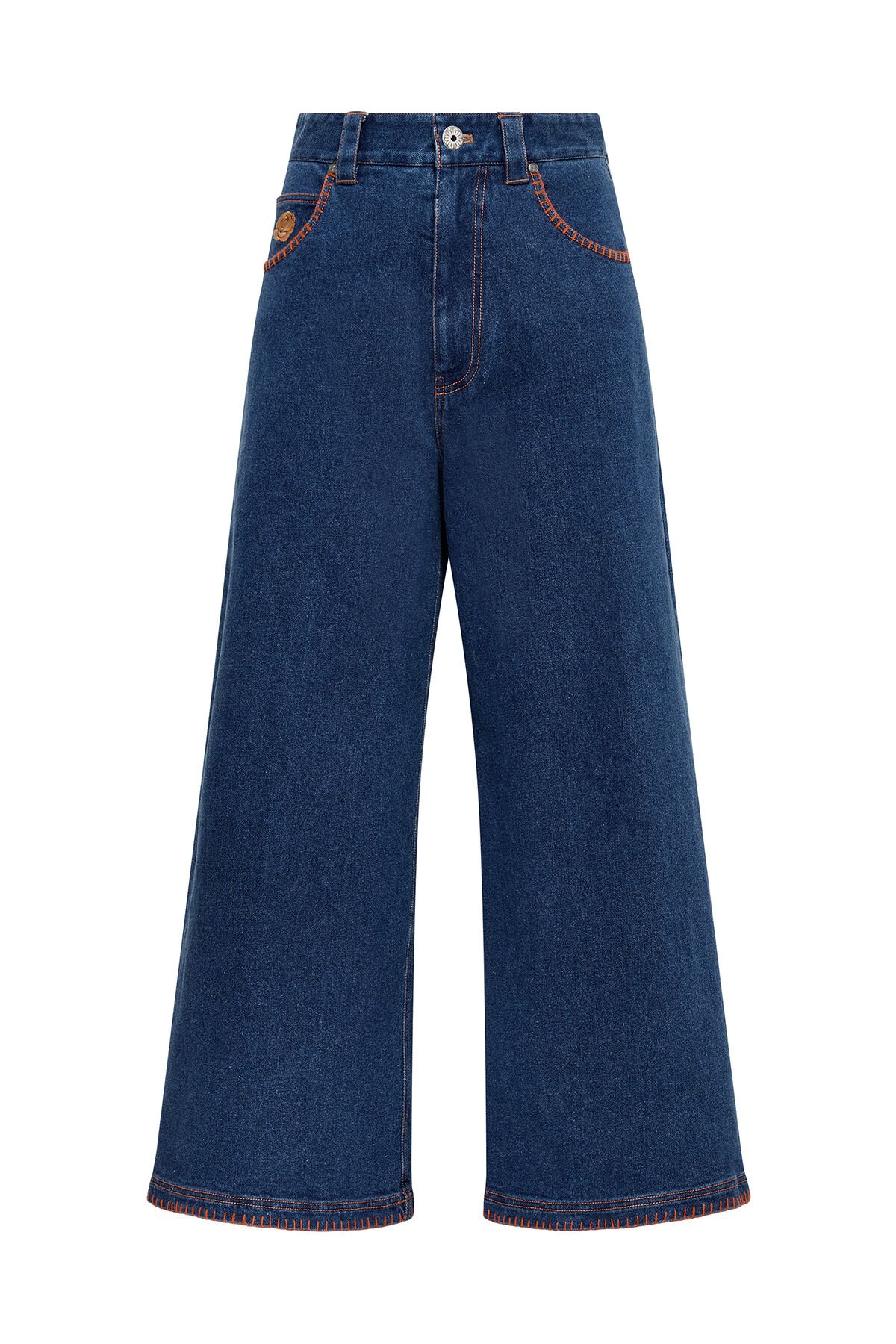 Maliparmi DENIM CRAFTS TROUSERS Dark Blue JH804010206 Maliparmi DENIM CRAFTS TROUSERS Dark Blue JH804010206