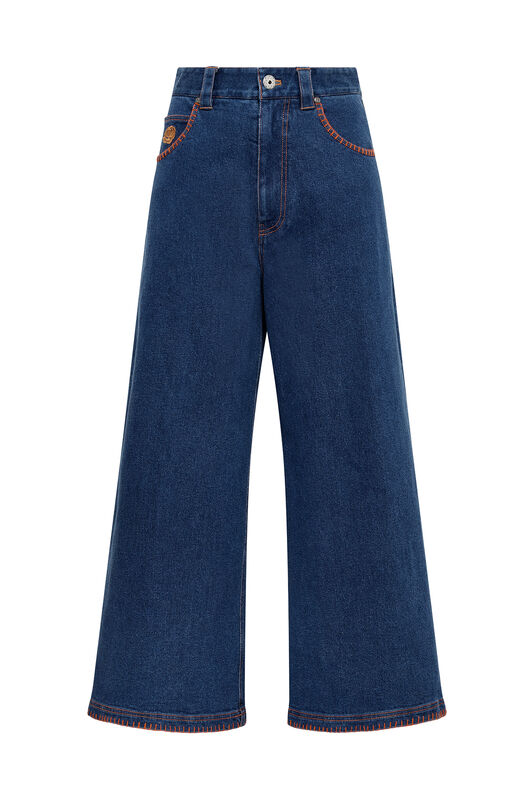 Maliparmi DENIM CRAFTS TROUSERS Dark Blue JH804010206 Maliparmi DENIM CRAFTS TROUSERS Dark Blue JH804010206