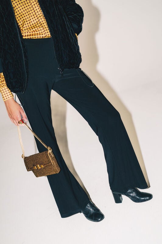 Maliparmi TECNO JERSEY TROUSERS Black JH400970226