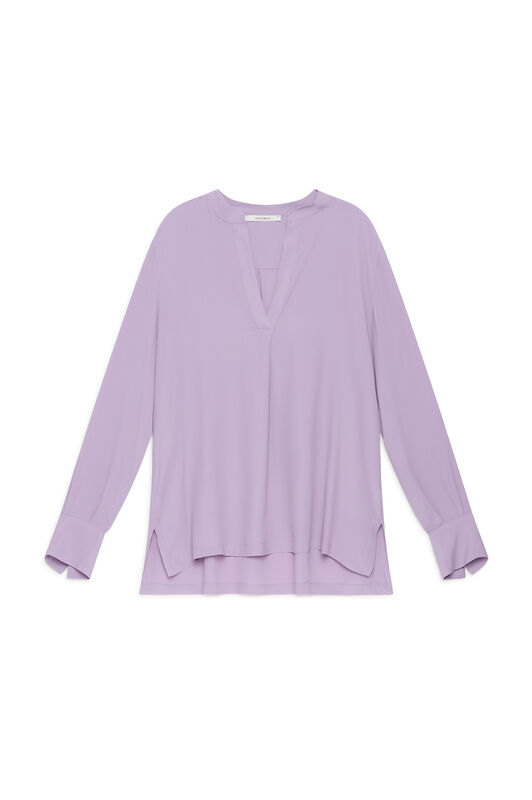 Maliparmi FLUID CREPE SHIRT Lilac JM103350203 Maliparmi FLUID CREPE SHIRT Lilac JM103350203