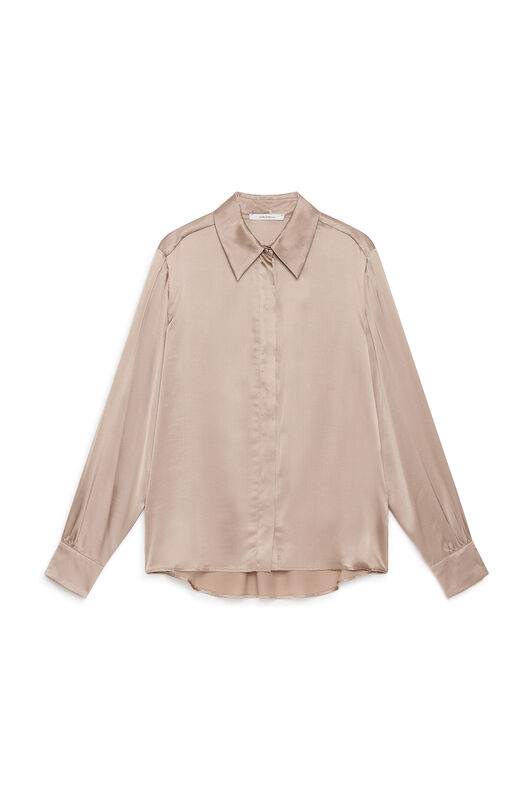 Maliparmi SILK SATIN HEMD Taupe JM556431021 Maliparmi SILK SATIN HEMD Taupe JM556431021