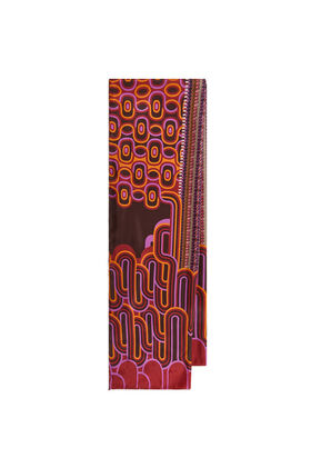 Maliparmi COLLECTION PRINTS STOLE Dunkelbraun IB020730123