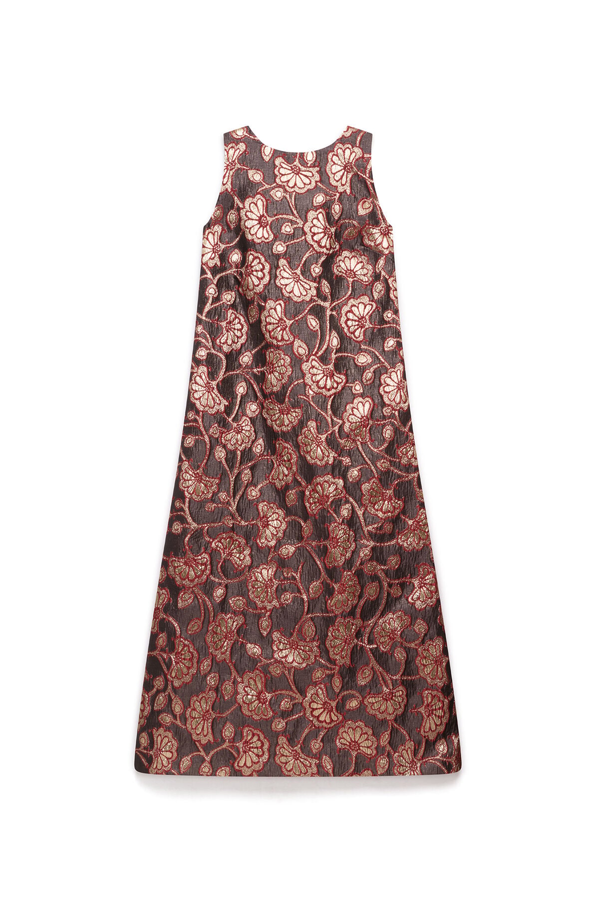 Maliparmi GILDED GARDEN DRESS Burgundy JF672850680