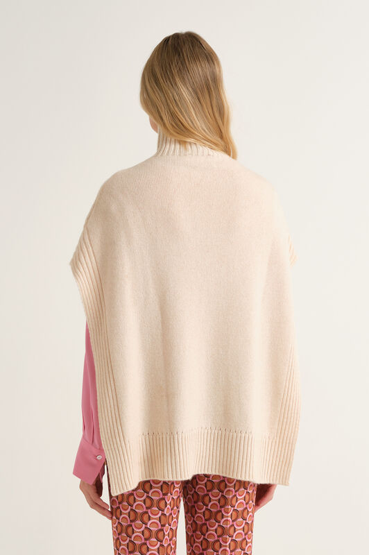 Maliparmi MAGLIA CASHMERE MERINOS Bianco Rugiada JQ513274315
