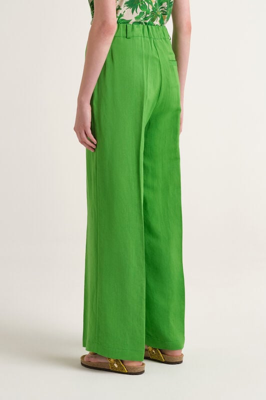 Malìparmi TIMELESS LINEN HOSE Grasgrün JH803340106 Malìparmi TIMELESS LINEN HOSE Grasgrün JH803340106