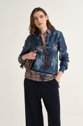 Maliparmi CAMICIA COLLECTION PRINT Blu JM214431033