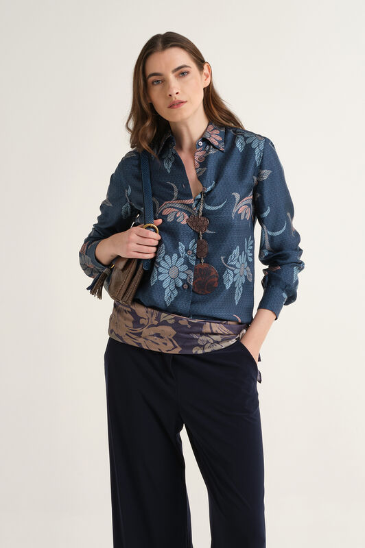 Maliparmi CAMICIA COLLECTION PRINT Blu JM214431033 Maliparmi CAMICIA COLLECTION PRINT Blu JM214431033