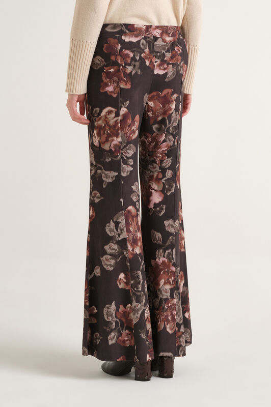 Maliparmi FROSTED BLOSSOM TROUSER Brown JH751570680 Maliparmi FROSTED BLOSSOM TROUSER Brown JH751570680
