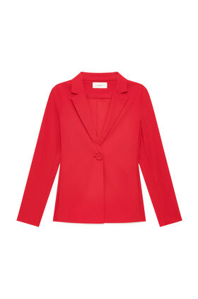 Malìparmi SOFT JERSEY JACKET Red JD646570210