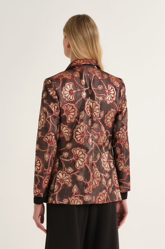 Maliparmi GILDED GARDEN BLAZER Burgundy JD649450680 Maliparmi GILDED GARDEN BLAZER Burgundy JD649450680