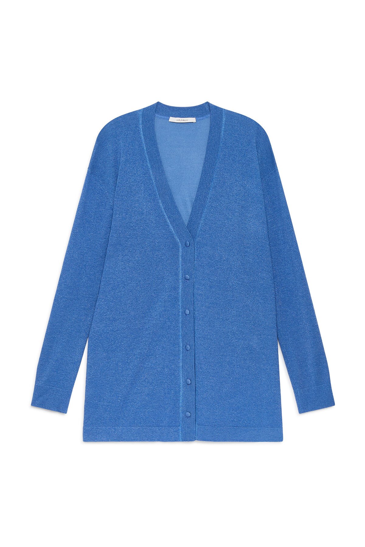 Maliparmi SHINY FLUID LUREX CARDIGAN Cobalt Blue JN368078133