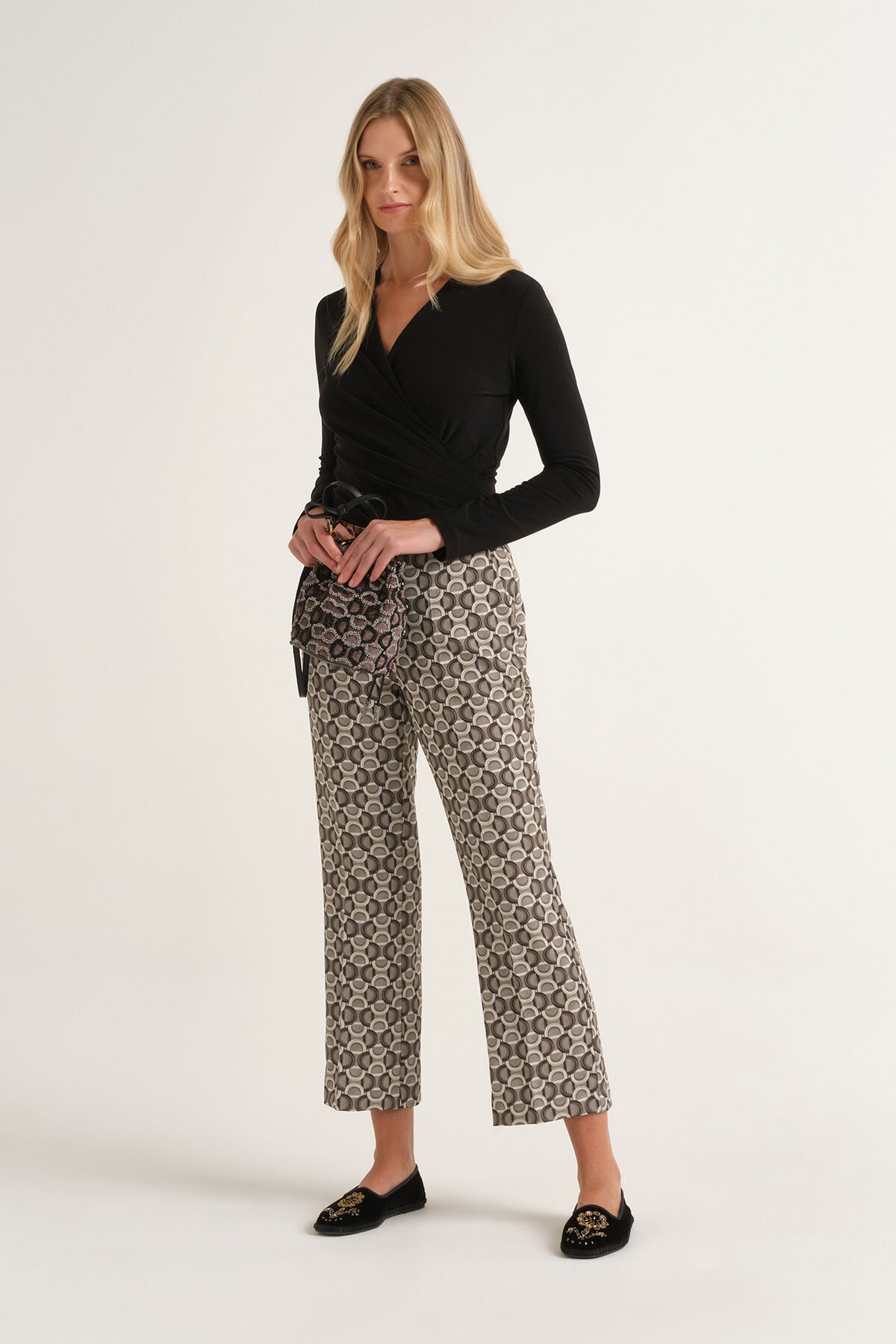 Maliparmi PANTALONE GRAPHIC ORBIT Grigio JH747950687 Maliparmi PANTALONE GRAPHIC ORBIT Grigio JH747950687