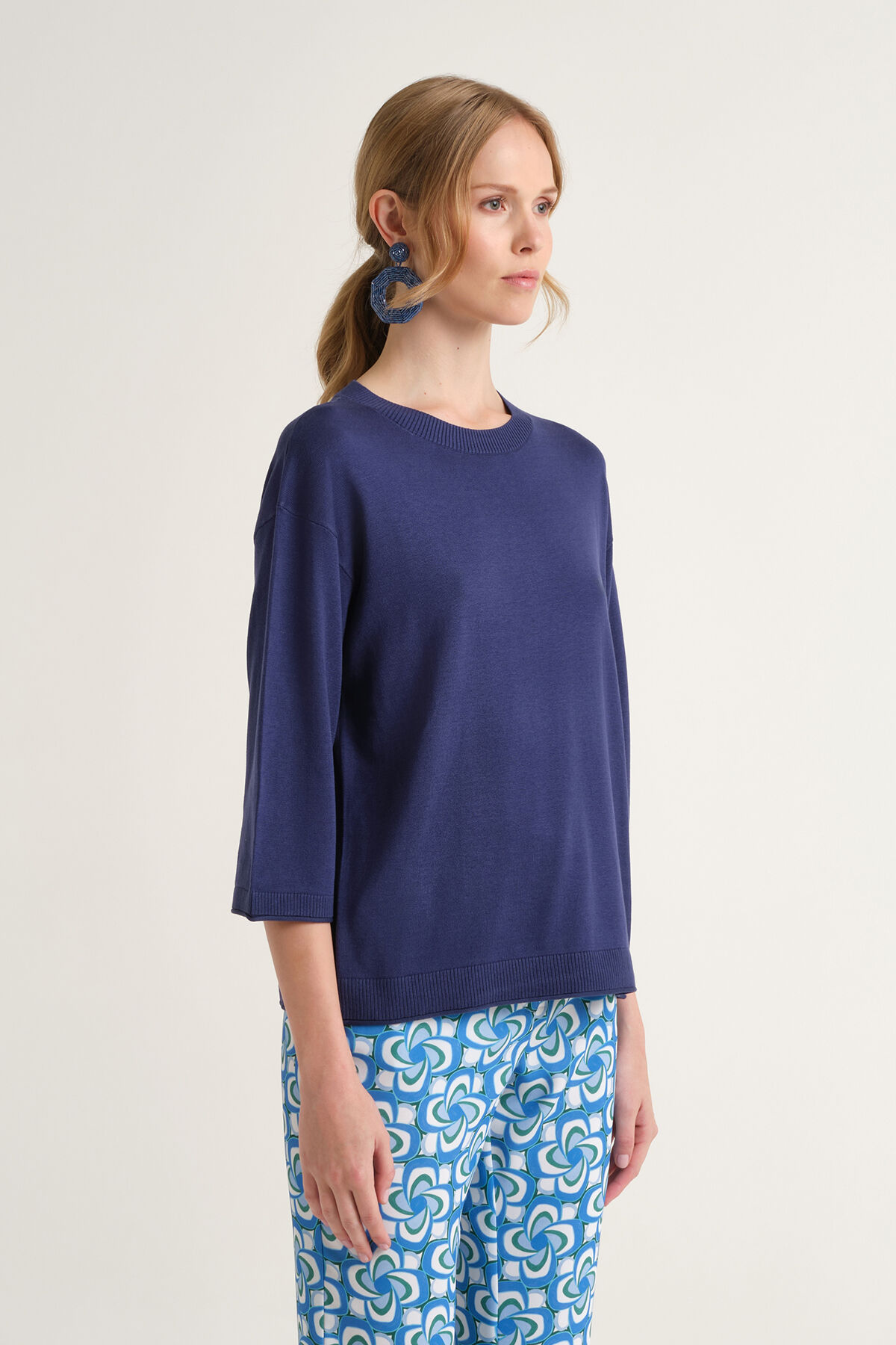 Malìparmi COLOURS OF THE WORLD PULL Bleu Marine JQ511678074