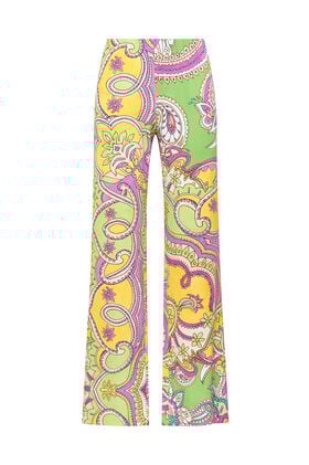 Malìparmi HIPPIE LOTUS TROUSERS Green JH400970671