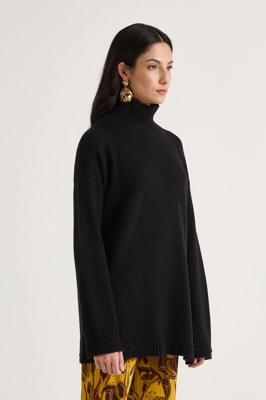 Maliparmi MAGLIA CASHMERE MERINOS Nero JQ511274315