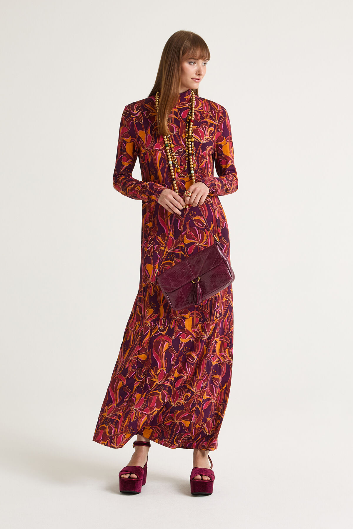 Maliparmi LILY'S BALLET KLEID Bordeaux JF668470655