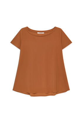 Malìparmi SOFT JERSEY T-SHIRT Caramel JK028170210