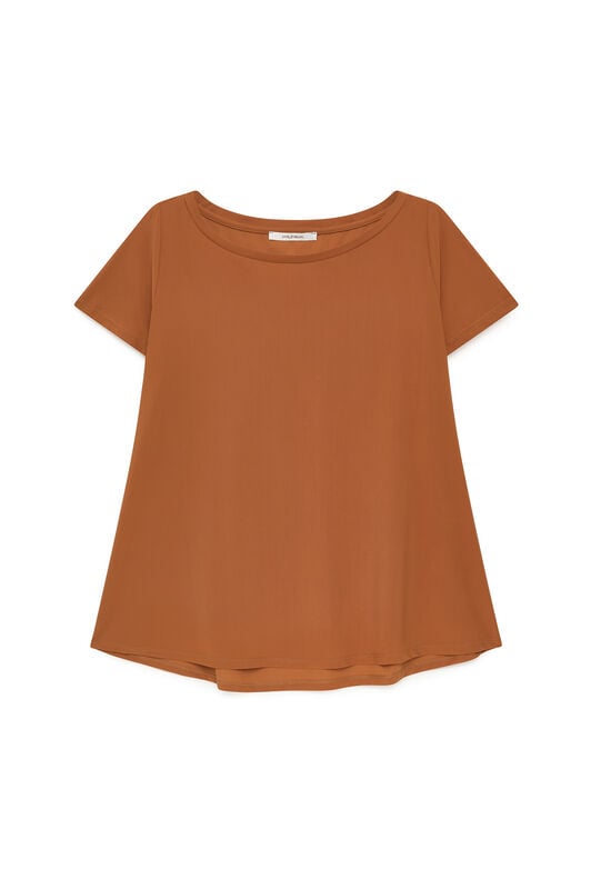 Malìparmi SOFT JERSEY T-SHIRT Caramel JK028170210