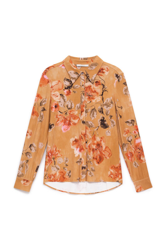 Maliparmi FROSTED BLOSSOM SHIRT Leather JM556470680 Maliparmi FROSTED BLOSSOM SHIRT Leather JM556470680