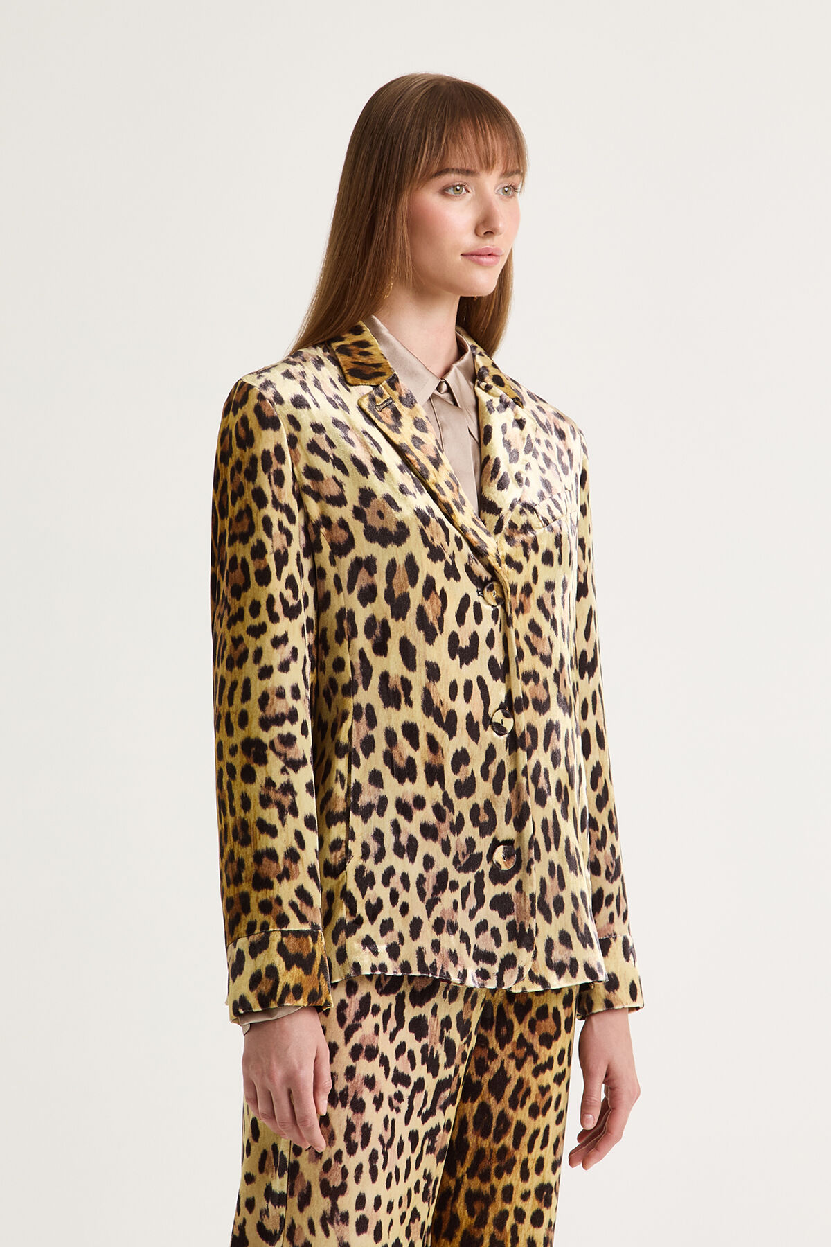 Maliparmi VELVET PRINTS JACKET Brown JD645260092