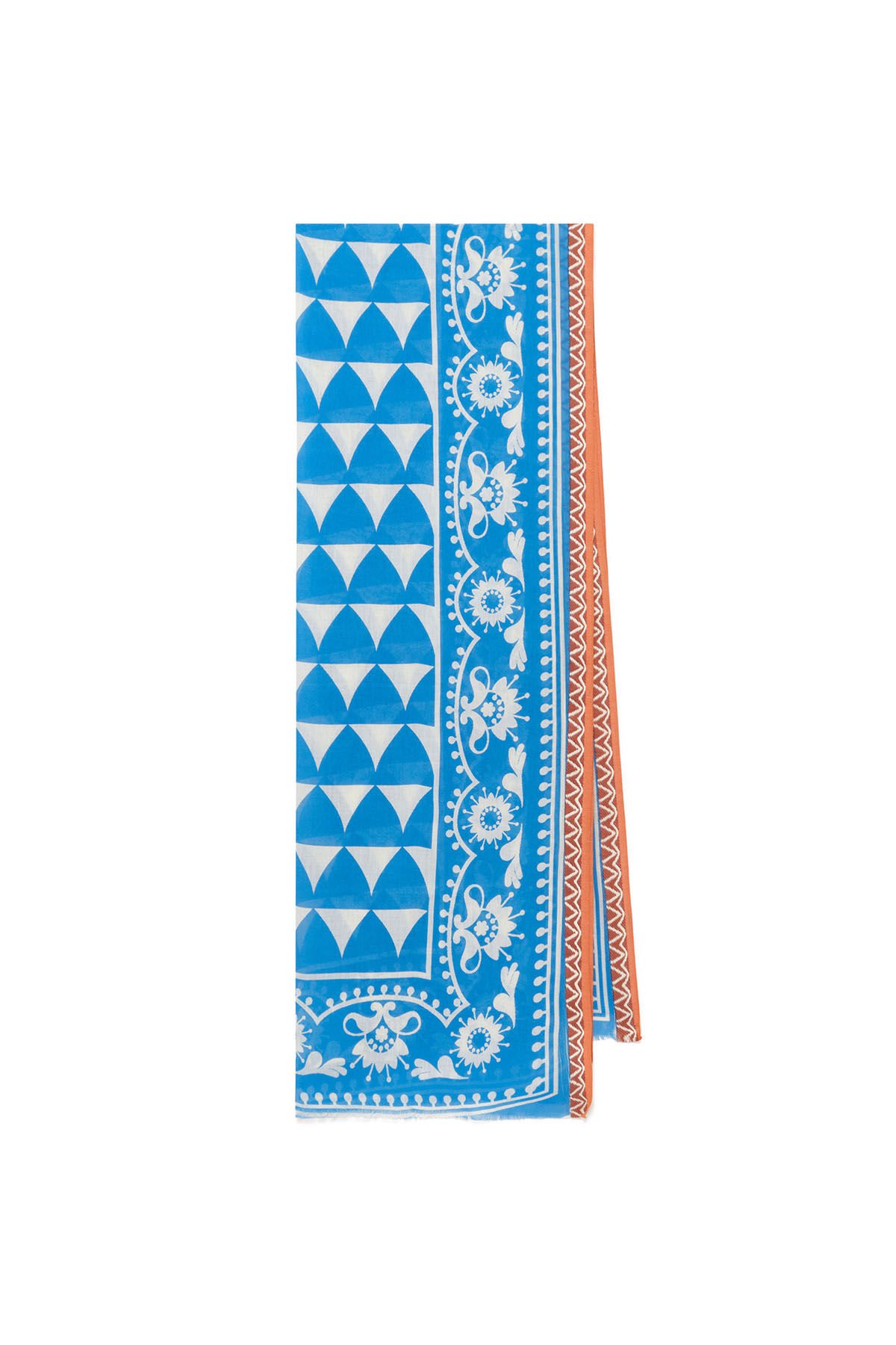Malìparmi COLLECTION PRINT STOLE 196X69 Blue IB034210216 Malìparmi COLLECTION PRINT STOLE 196X69 Blue IB034210216