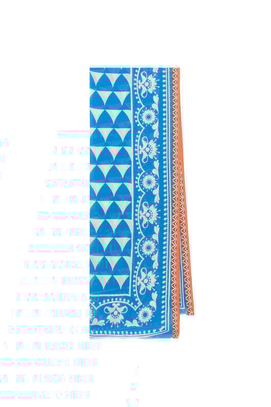 Malìparmi COLLECTION PRINT STOLE 196X69 Blue IB034210216 Malìparmi COLLECTION PRINT STOLE 196X69 Blue IB034210216