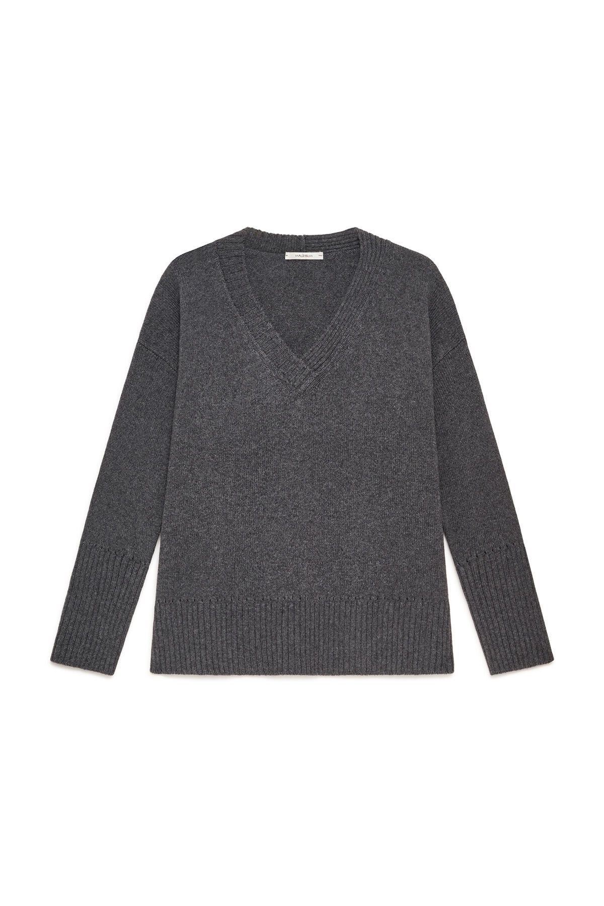 Maliparmi CASHMERE MERINOS KNIT Dark Grey JQ513374315 Maliparmi CASHMERE MERINOS KNIT Dark Grey JQ513374315