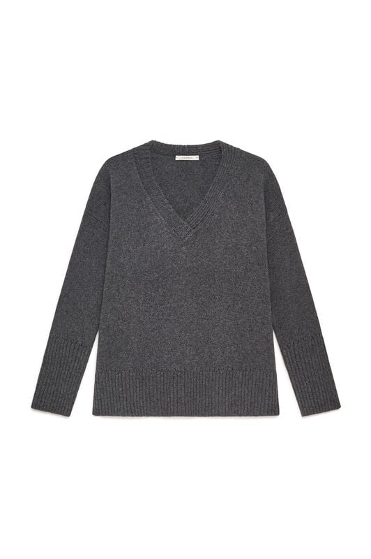 Maliparmi CASHMERE MERINOS KNIT Dark Grey JQ513374315 Maliparmi CASHMERE MERINOS KNIT Dark Grey JQ513374315