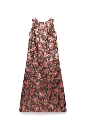 Maliparmi GILDED GARDEN DRESS Burgundy JF672850680