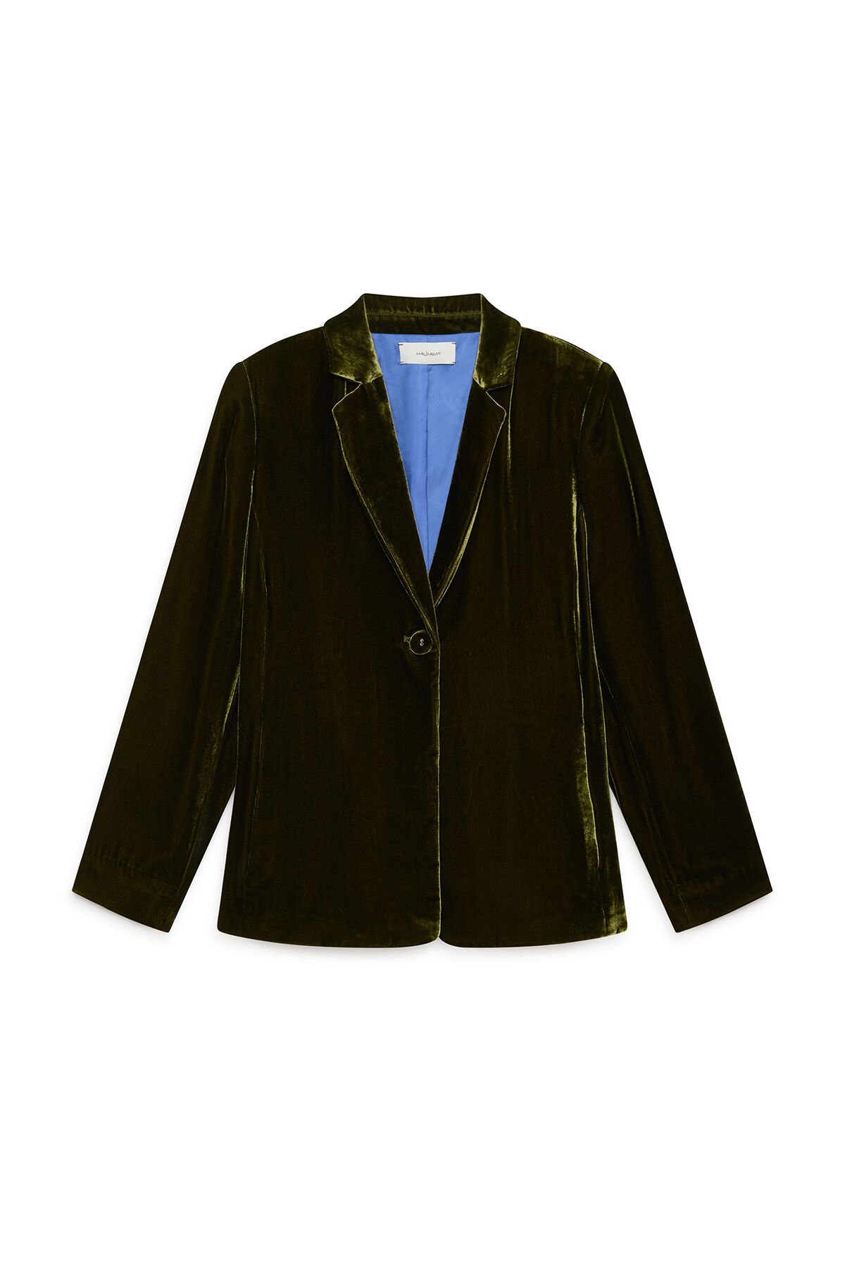 Maliparmi FLUID VELVET JACKET Military Green JD643561026