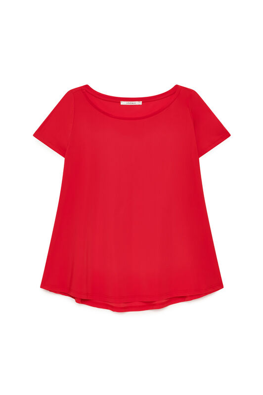 Malìparmi SOFT JERSEY T-SHIRT Red JK028170210 Malìparmi SOFT JERSEY T-SHIRT Red JK028170210