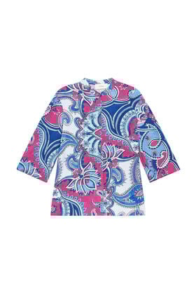 Malìparmi HIPPIE LOTUS KAFTAN Light Blue JM557570671