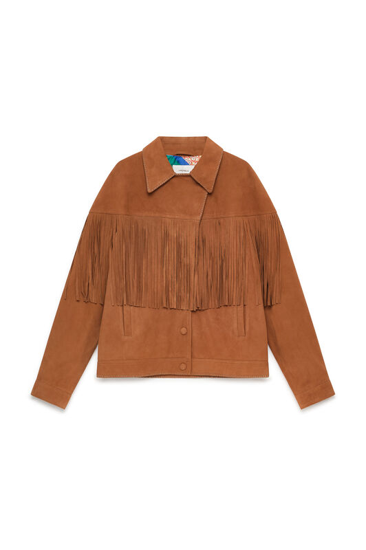 Malìparmi SOFT SUEDE ABRIGO ACOLCHADO Ámbar JA535301562