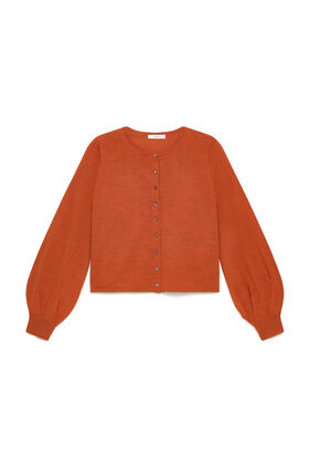 Maliparmi CARDIGAN NEW MERINOS BLEND Ruggine JN369778199