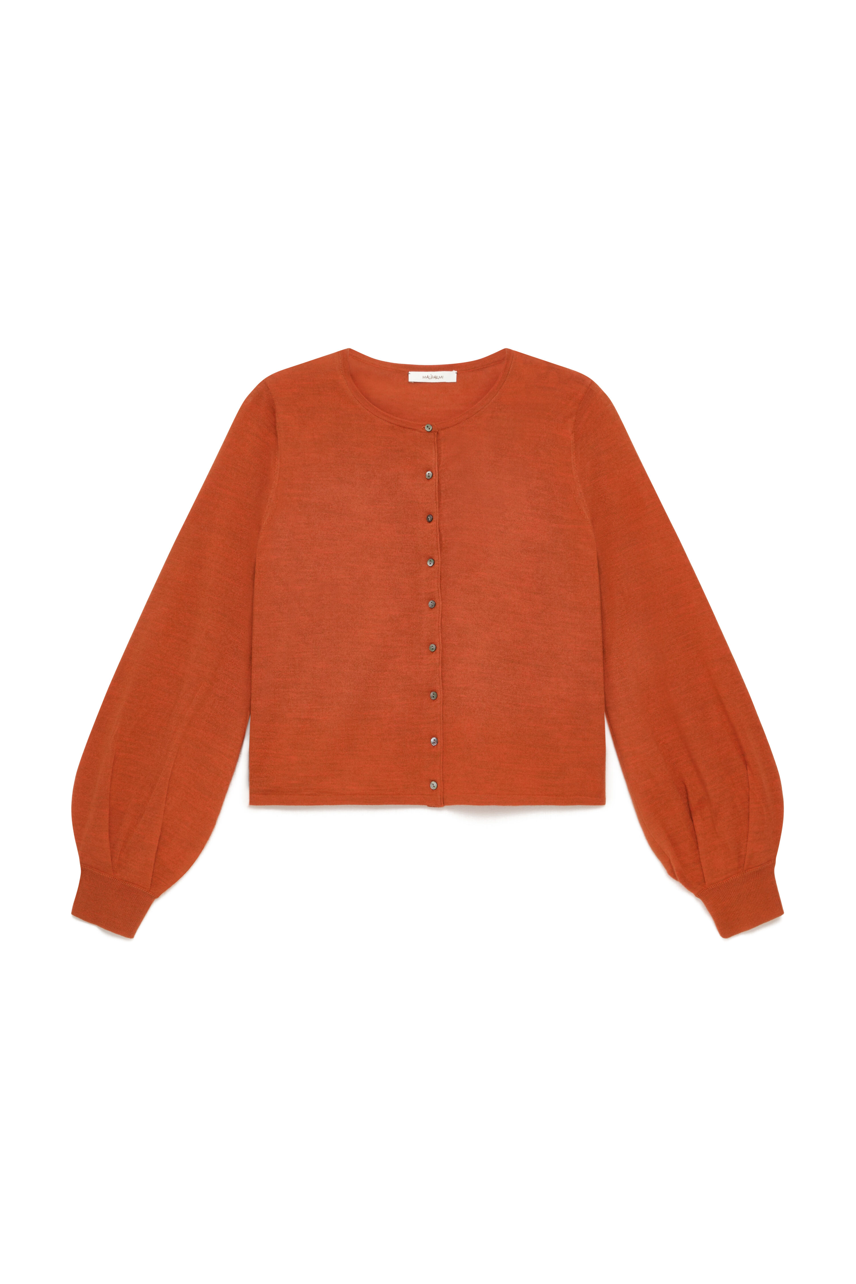 Maliparmi CARDIGAN NEW MERINOS BLEND Ruggine JN369778199 Maliparmi CARDIGAN NEW MERINOS BLEND Ruggine JN369778199