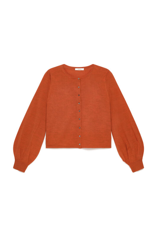 Maliparmi CARDIGAN NEW MERINOS BLEND Ruggine JN369778199 Maliparmi CARDIGAN NEW MERINOS BLEND Ruggine JN369778199