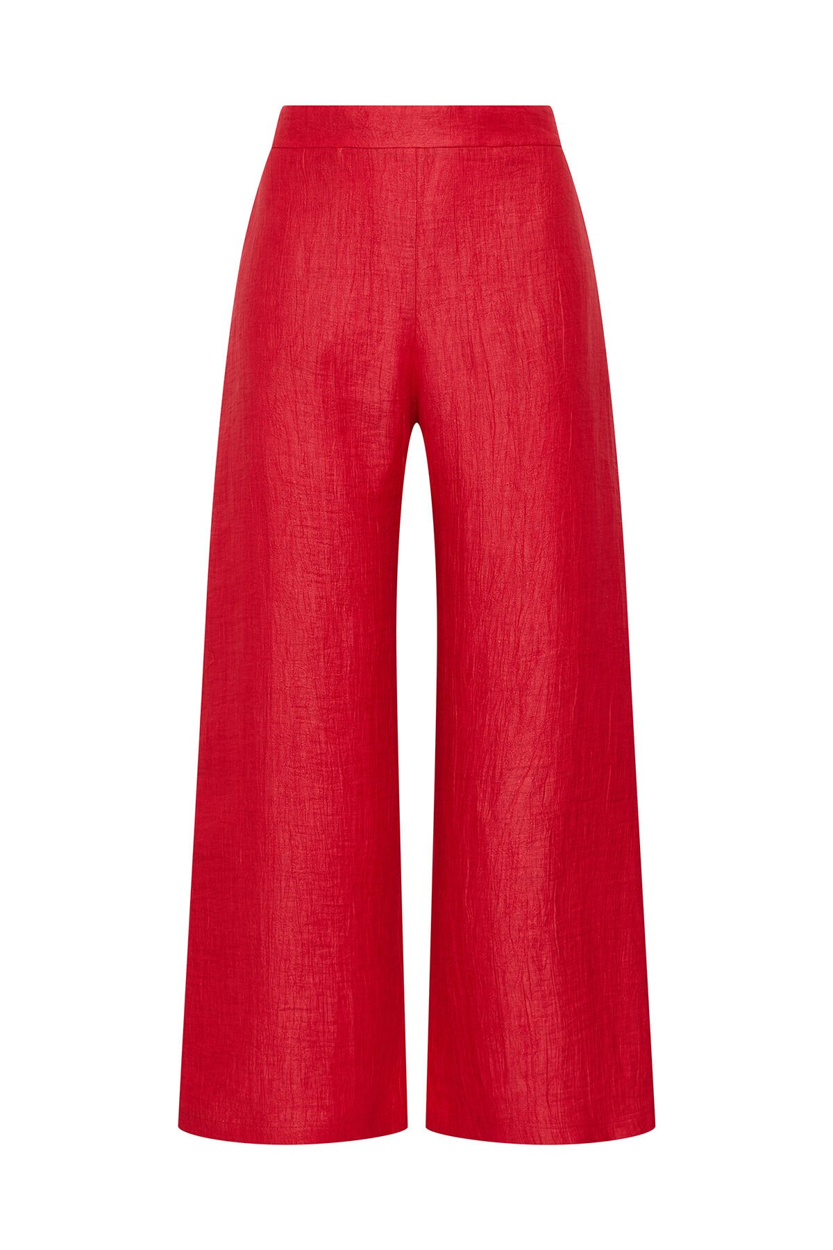 Malìparmi LINEN JACQUARD TROUSERS Coral JH805340102 Malìparmi LINEN JACQUARD TROUSERS Coral JH805340102