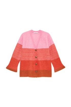 Maliparmi WOOL WINTER SUNSET CARDIGAN Brown JN371378217