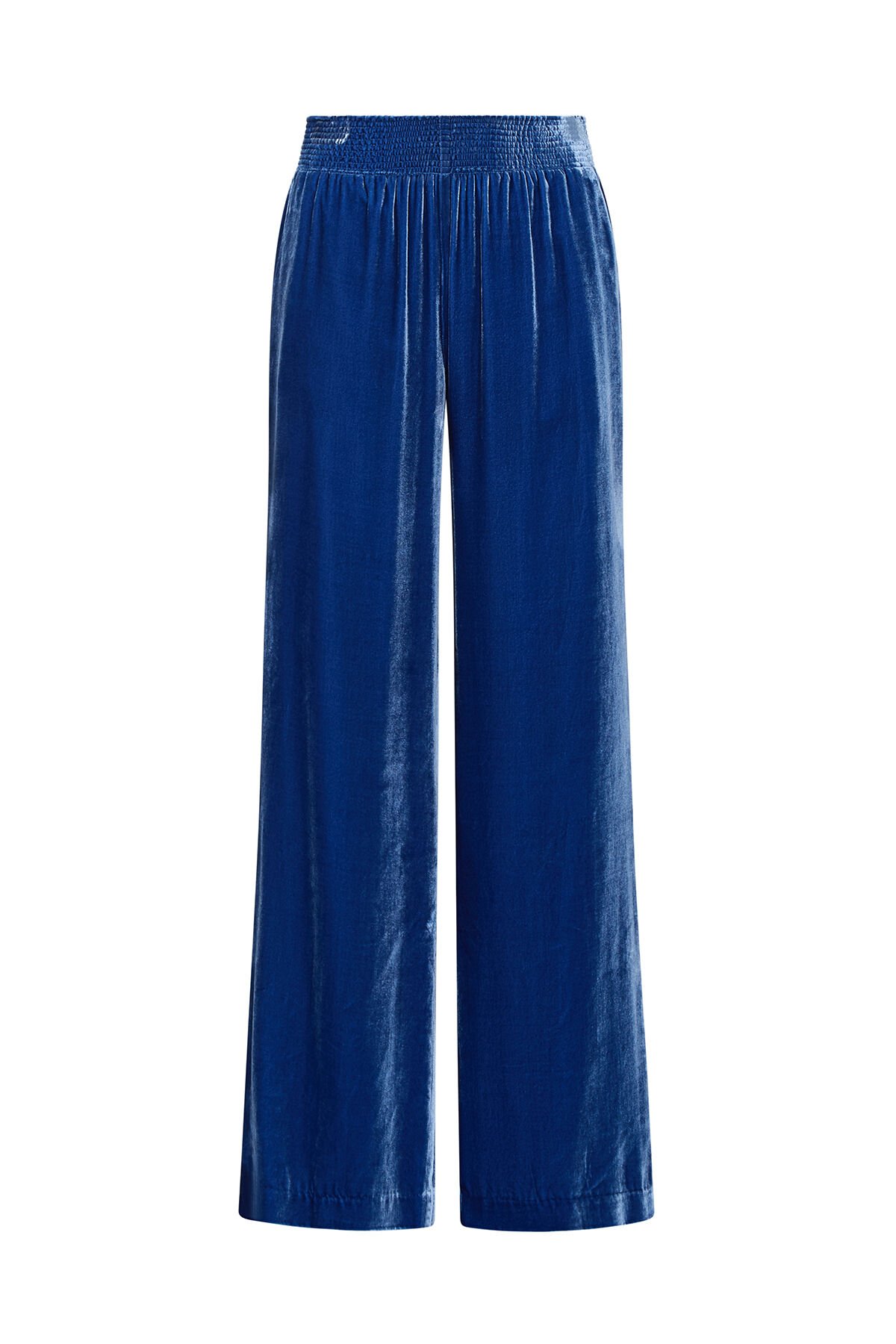 Maliparmi FLUID VELVET TROUSERS Light Bluette JH803561026