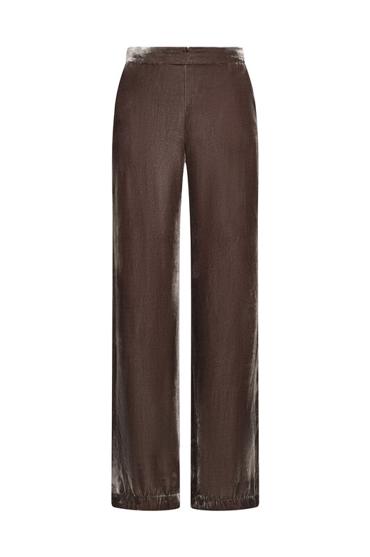 Maliparmi VELVET FLOW TROUSER Cool Brown JH757962026