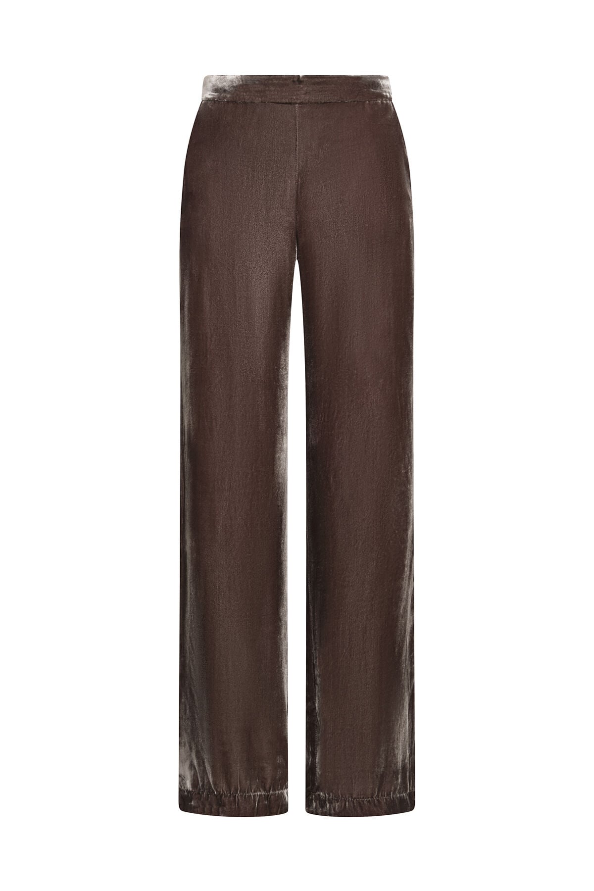Maliparmi VELVET FLOW TROUSER Cool Brown JH757962026