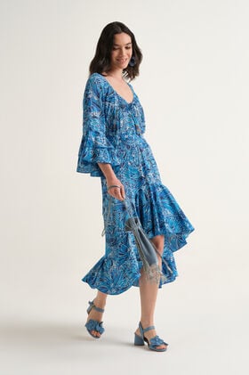 Malìparmi SWEET BUTTERFLY DRESS Light Blue JF669515217