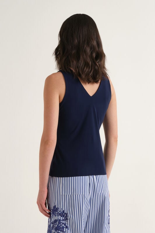 Malìparmi SOFT JERSEY TOP NavyBlue JP556470210 Malìparmi SOFT JERSEY TOP NavyBlue JP556470210