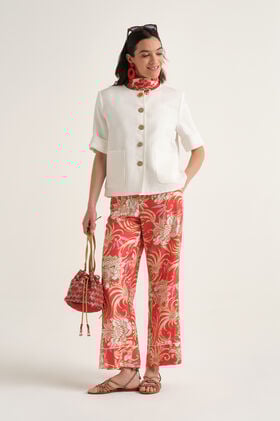 Malìparmi PANTALONE COLLECTION PRINT Rosso JH807631027