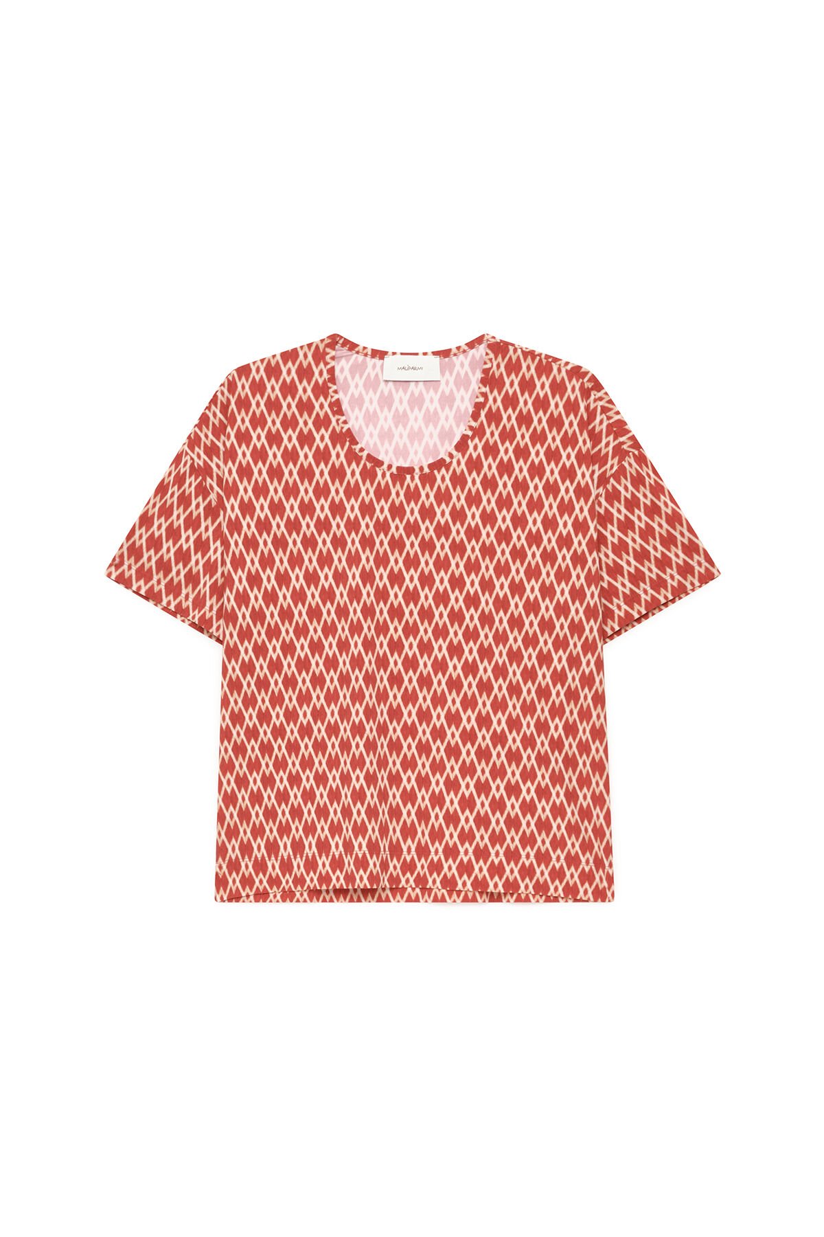 Malìparmi DIAMOND GLOW T-SHIRT Red JK028970674