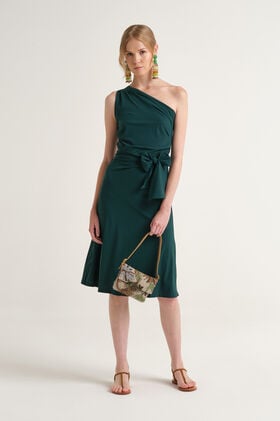 Malìparmi ABITO SOFT JERSEY Verde Bosco JF671570210