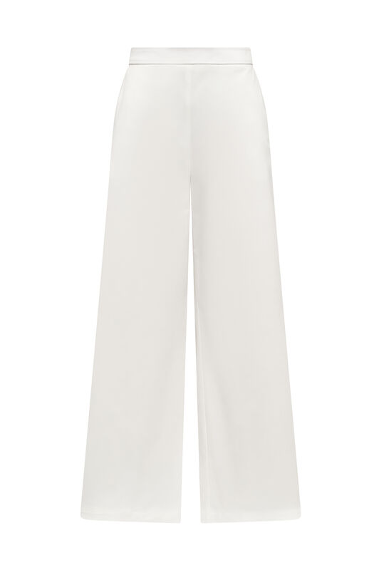 Malìparmi STRETCH COTTON TROUSERS NaturalWhite JH805310212
