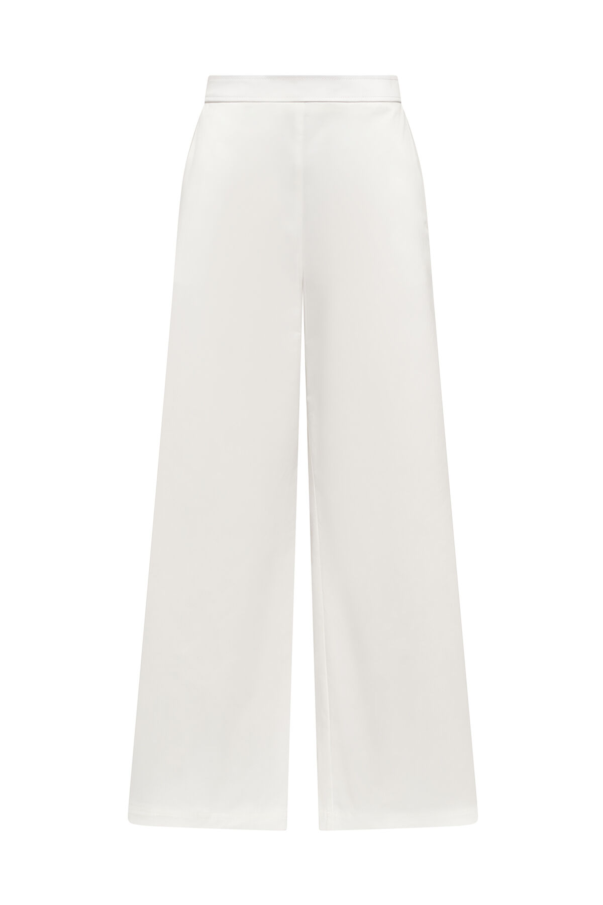 Malìparmi STRETCH COTTON TROUSERS NaturalWhite JH805310212