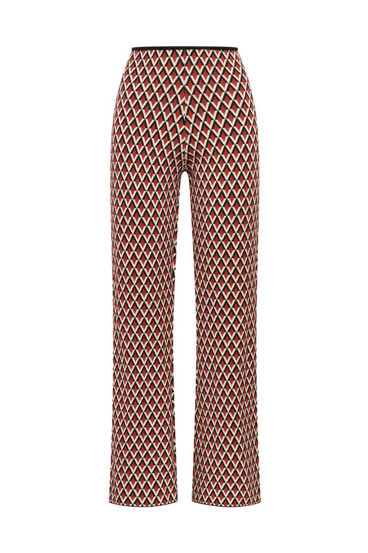 Maliparmi JACQUARD COMFORT TROUSER Brown JH809178219 Maliparmi JACQUARD COMFORT TROUSER Brown JH809178219