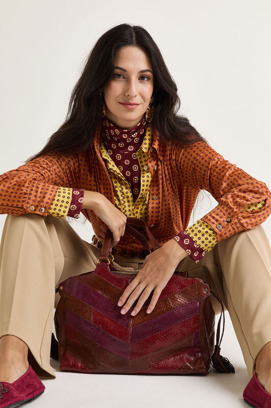 Maliparmi EXOTIC STRIPES SHOPPING Rouge BH030301556